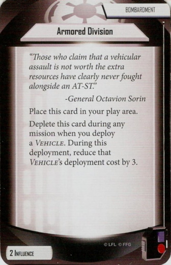 General Sorin card: /images/agendaDecks/Villain Packs/Armored Division.jpg